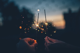 sparkles at Night